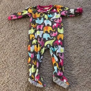 Carter’s Footed elephant PJs